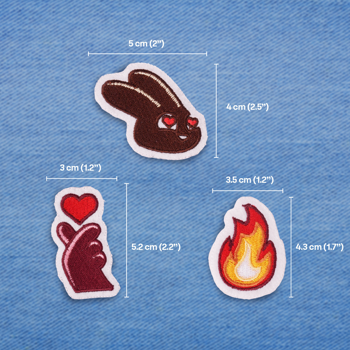 Iron on patches