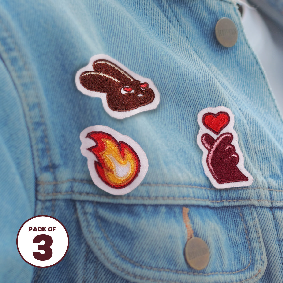 Iron on patches